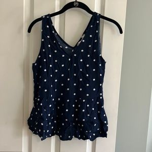 Cute polka dot tank top